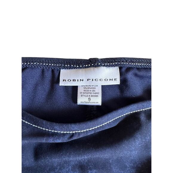 Robin Piccone Valeria indigo low rise bikini bottoms‎ size Small NEW - Picture 6 of 10